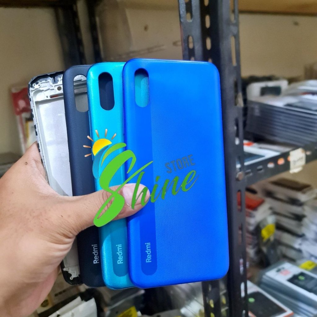 Casing Housing Fullset HP Xiaomi Redmi 9A Backdoor + Frame LCD Bekdor Kesing Full Set
