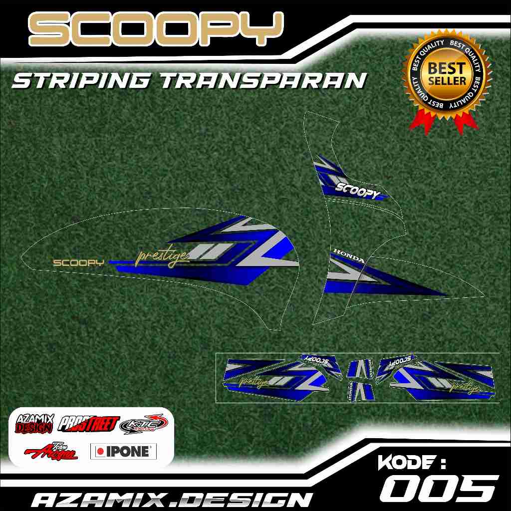 32 STRIPING TRANSPARAN SCOOPY 2021 - STRIPING TRANSPARAN SCOOPY 2021 PREMIUM LIST