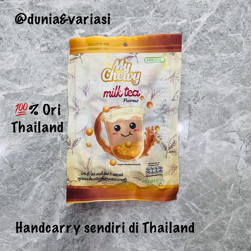 

Permen Thailand My Chewy Milk Tea Flavoured Candy