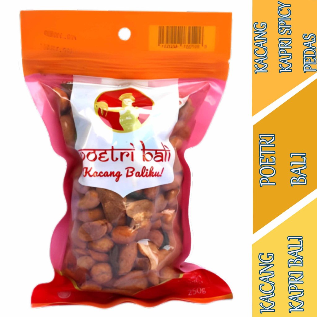 

Kacang Kapri Spicy Pedas - Poetri Bali - Kacang Kapri Bali - 250gr