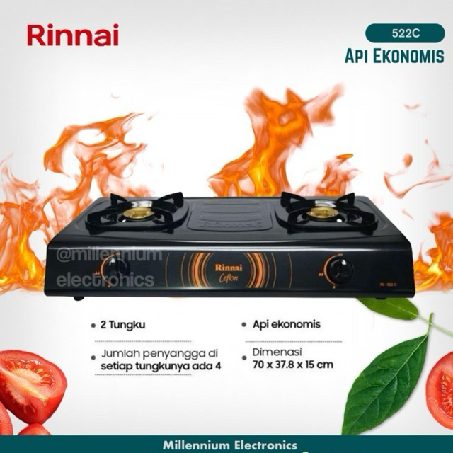 Kompor rinnai 522c kompor gas rinnai Ri 522C rinnai api ekonomis
