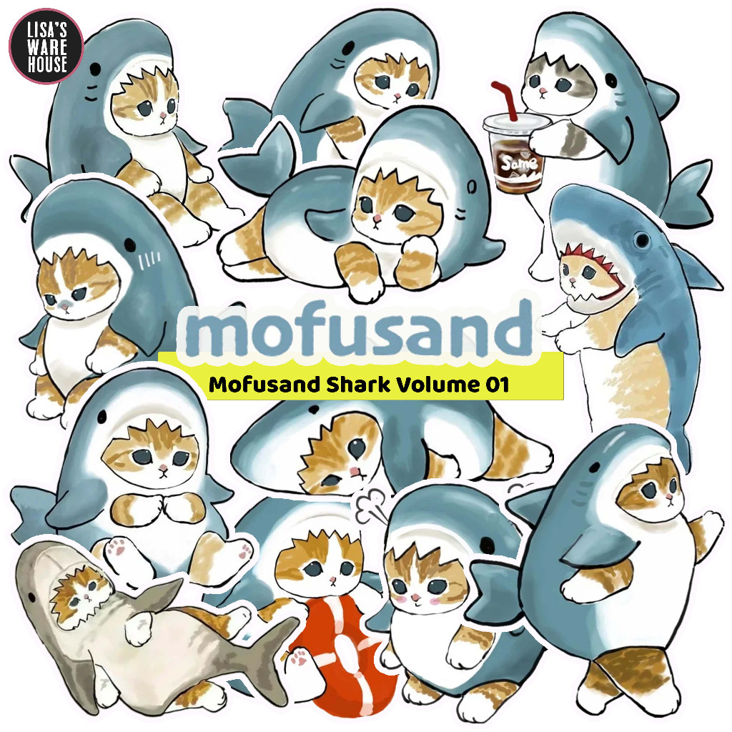 

Sticker Mofusand Shark Volume 01