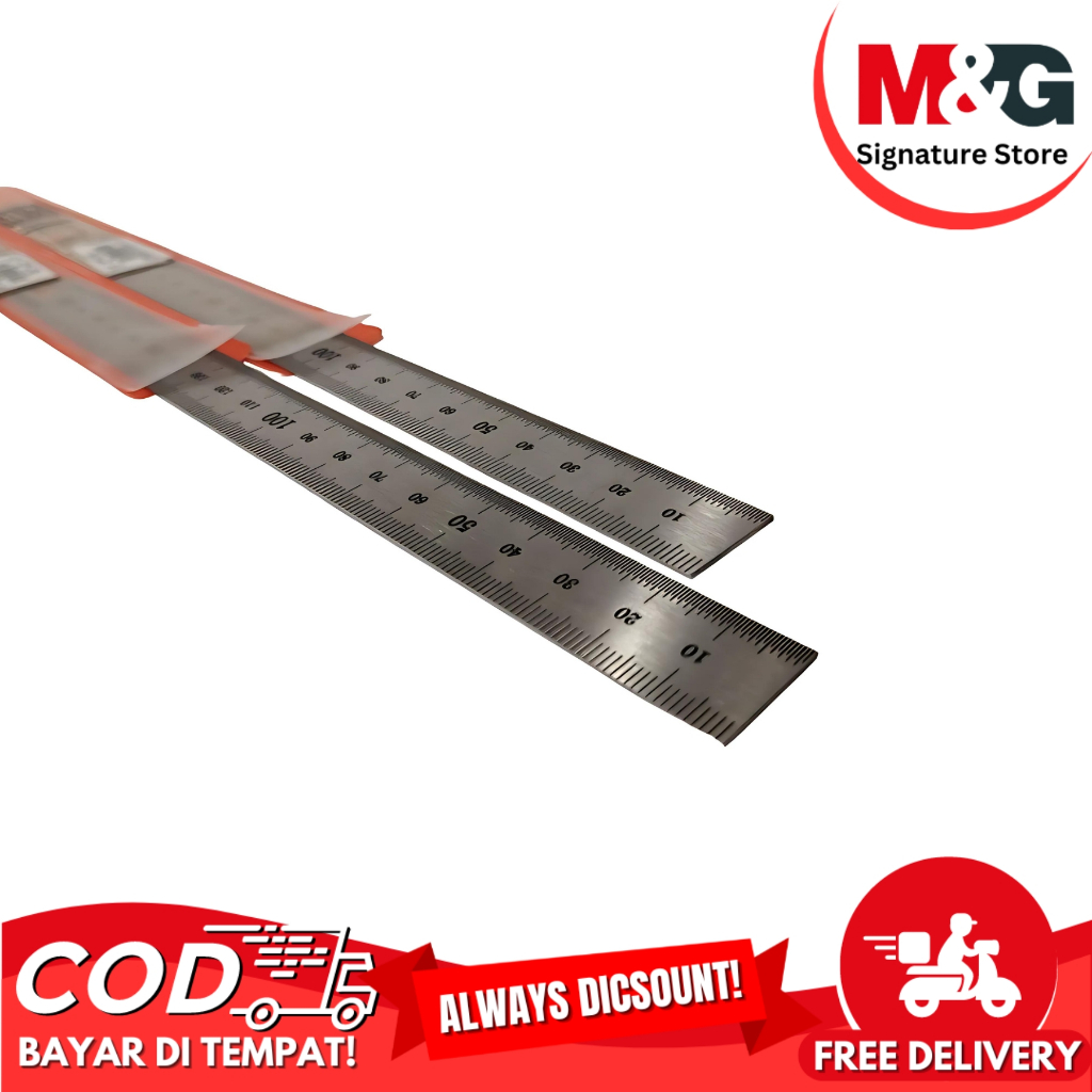 

Penggaris Besi Alumunium M&G 20cm Alumunium Ruler M&G #ARL96119