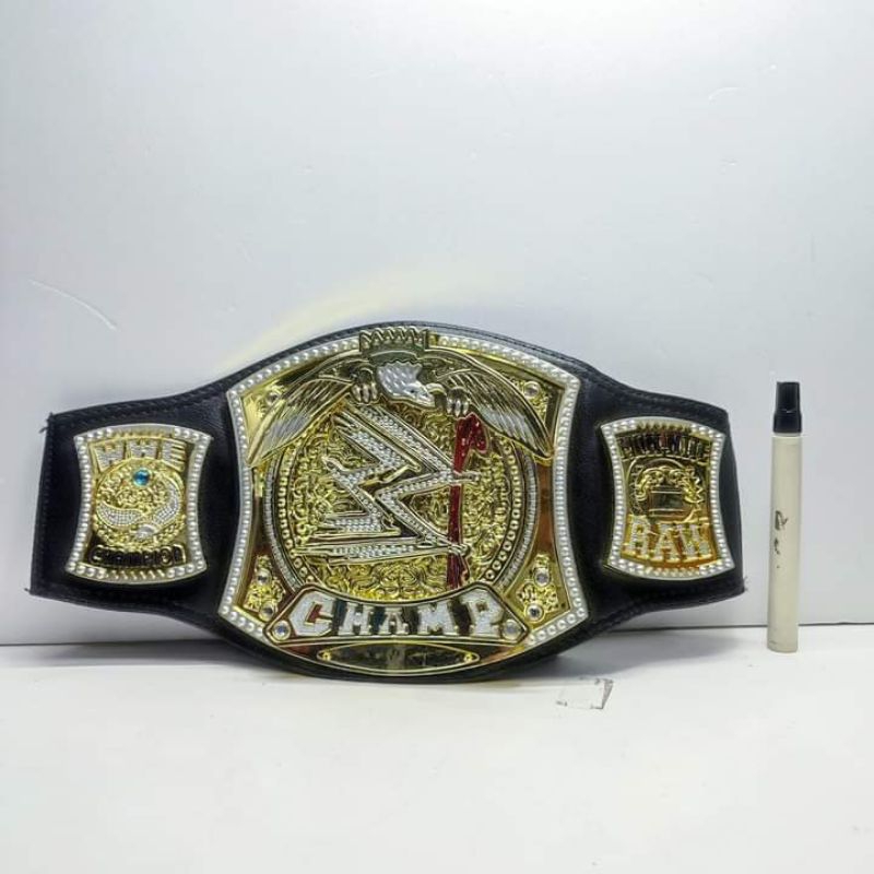 mainan aksesoris diorama sabuk smackdown wwe figure champ Skala 1:1 Bisa dipakai Cocok untuk cosplay