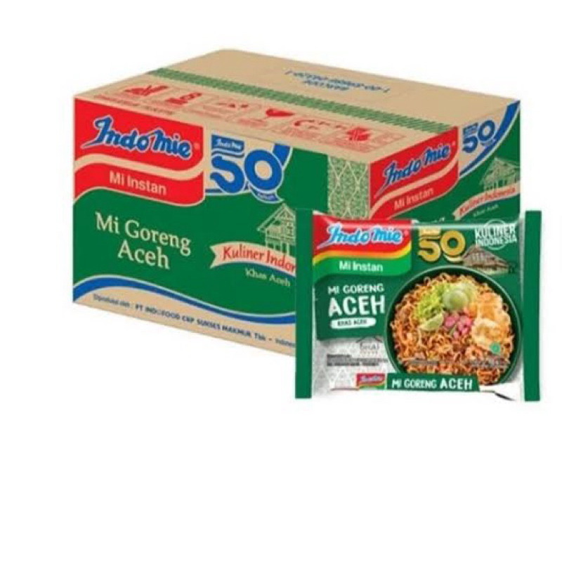 

Mie Instans Indomie Kuliner Indonesia Rasa Mie Aceh Mie Kuah Per Dus