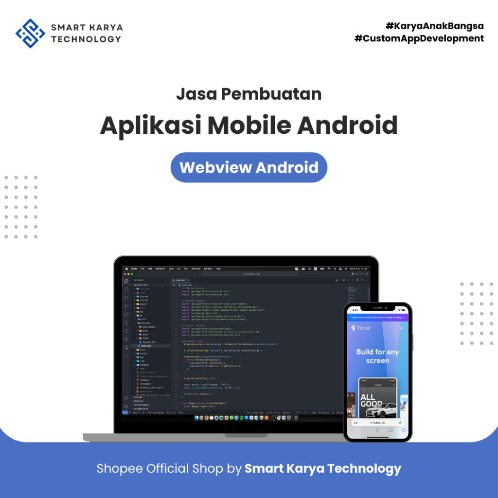 Jasa Pembuatan Aplikasi Mobile Android - Webview Android