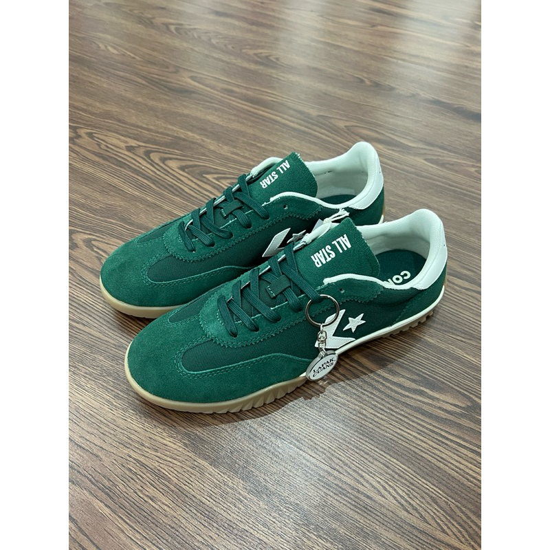 Converse Run Star Trainer Ox Green Envy Egret White (RESMI PT. MAP)