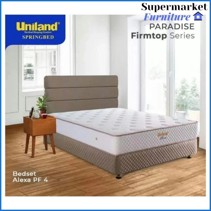 Uniland SPRINGBED UNILAND NEW PARADISE FIRMTOP ALEXA - FULL BEDSET