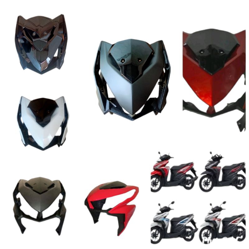BODY HALUS DEPAN VARIO 125 150 LED LAMA 2017 2018