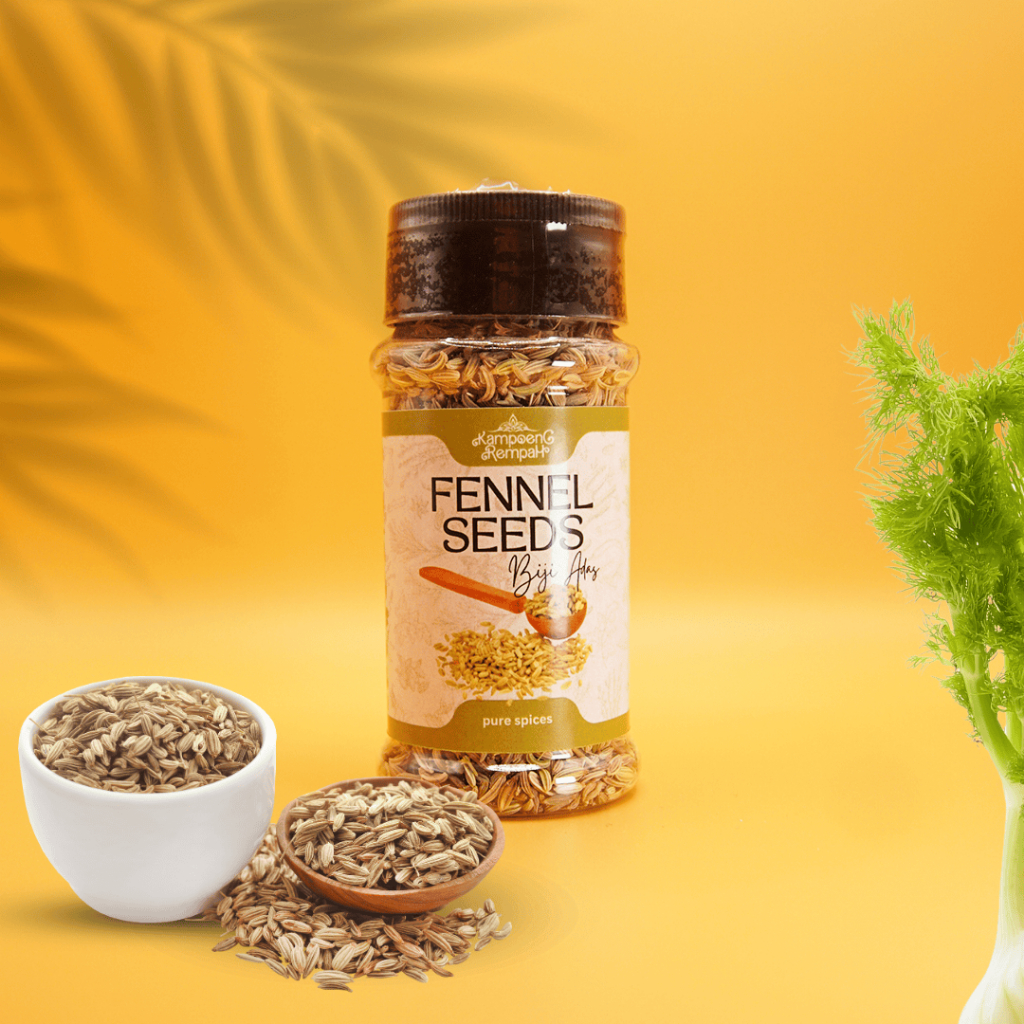 

Kampoeng Rempah | PURE FENNEL SEED / Biji Adas manis murni kemasan botol Premium 45 gr