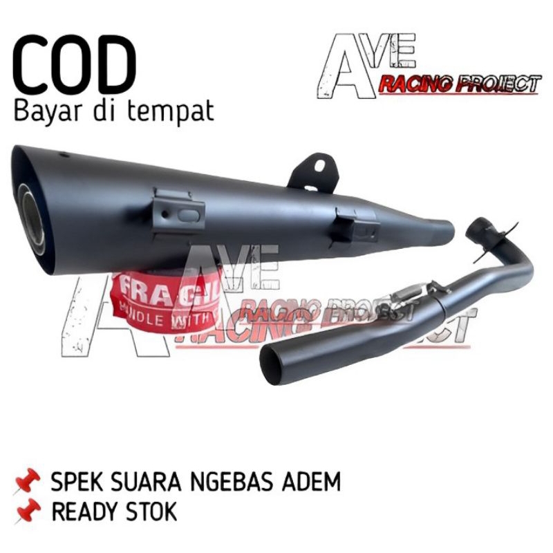 KNALPOT TSUKIGI STANDAR RACING KHARISMA KIRANA 125 SUPRA X 125 LAMA ASTREA STEP SUPRA