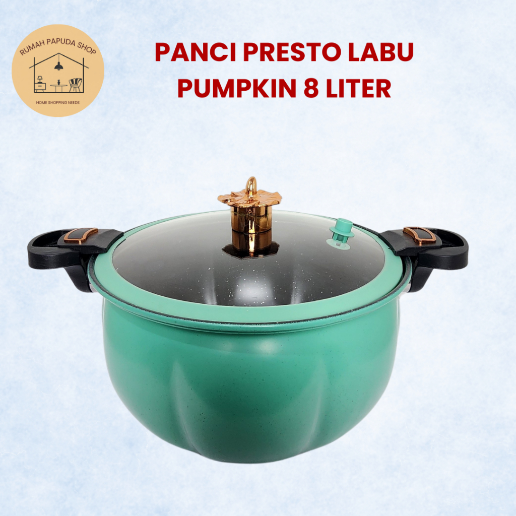 Panci Presto 8 Liter Murah Kapasitas Besar Panci Labu Pumpkin