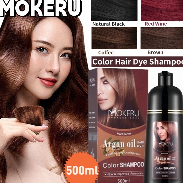 Diskon Terbaik 1 ORIMOKERU Shampoo Pewarna Rambut  Sampo Penghitam Rambut Uban  Shampo Penghilang Ub