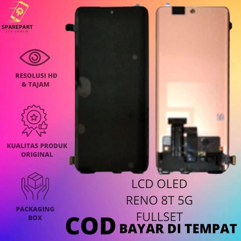 LCD FULLSET AMOLED RENO 8T 5G / RENO 10 PRO 5G / RENO 9 / RENO 9PRO / RENO 9PRO+ / A1 PRO ORIGINAL F