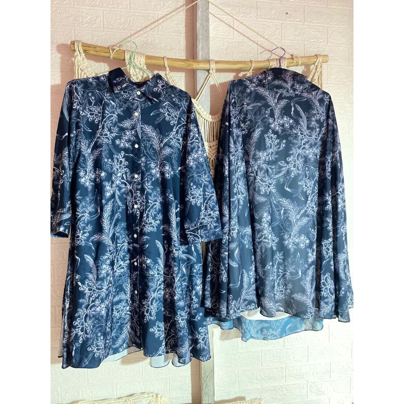 Preloved Ruby Tunik dan Skirt Wearing Klamby