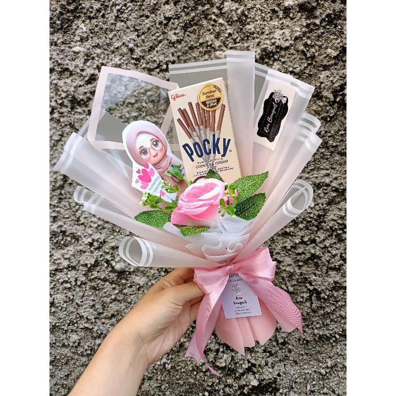 

Buket hari guru / Buket pocky hari guru / Buket wisuda / ulang tahun