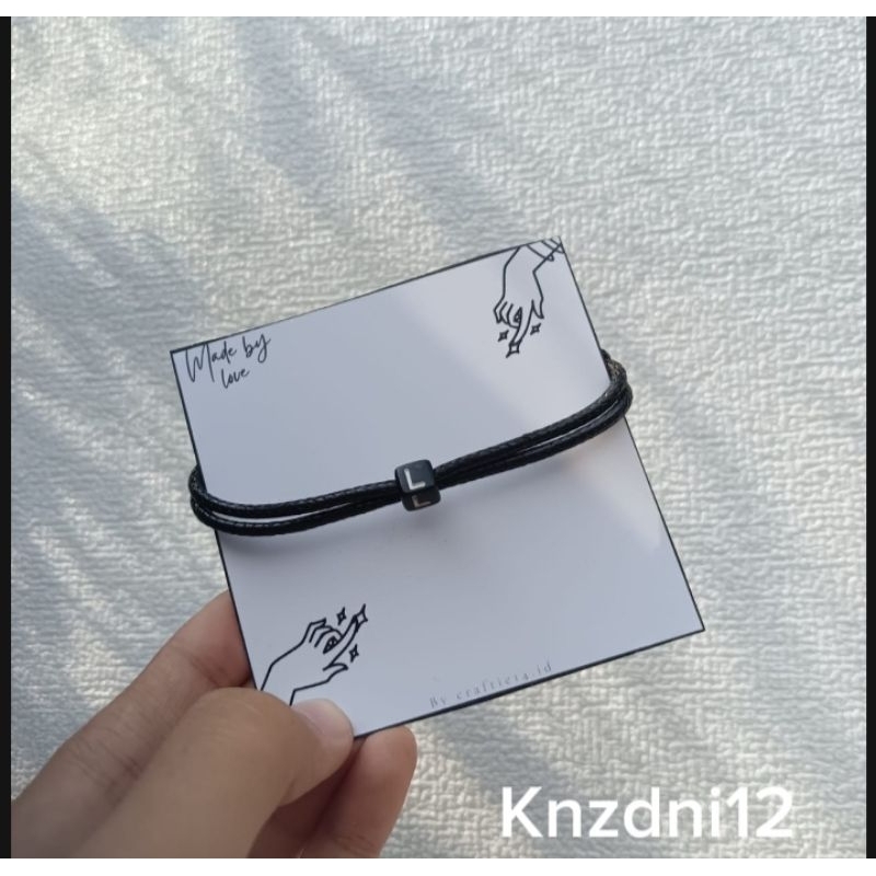 Gelang Korea Huruf inisial untuk cewek cowok