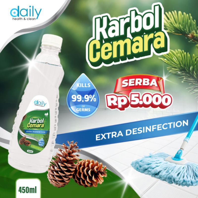 Karbol Cemara 450ml Murah Meriah
