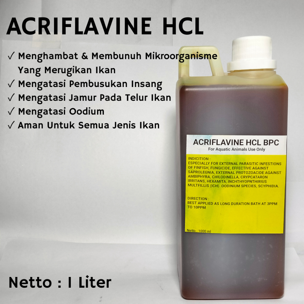 acriflavine hcl bpc 1liter / acriflavine hcl bpc / acriflavine hcl / arriflavine
