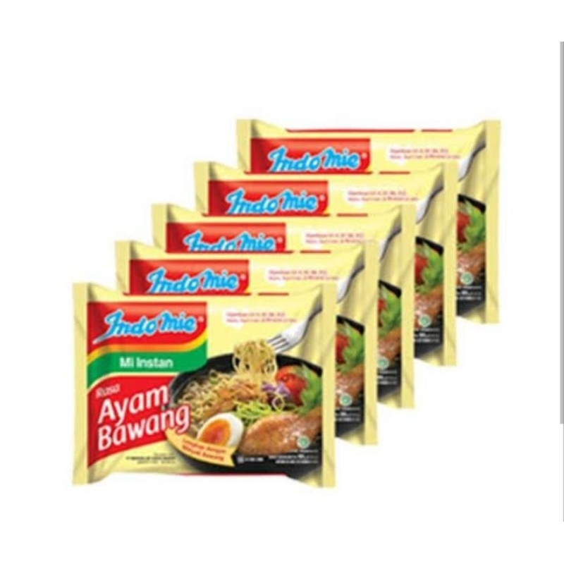 

indomie Ayam Bawang isi 5-10 pcs