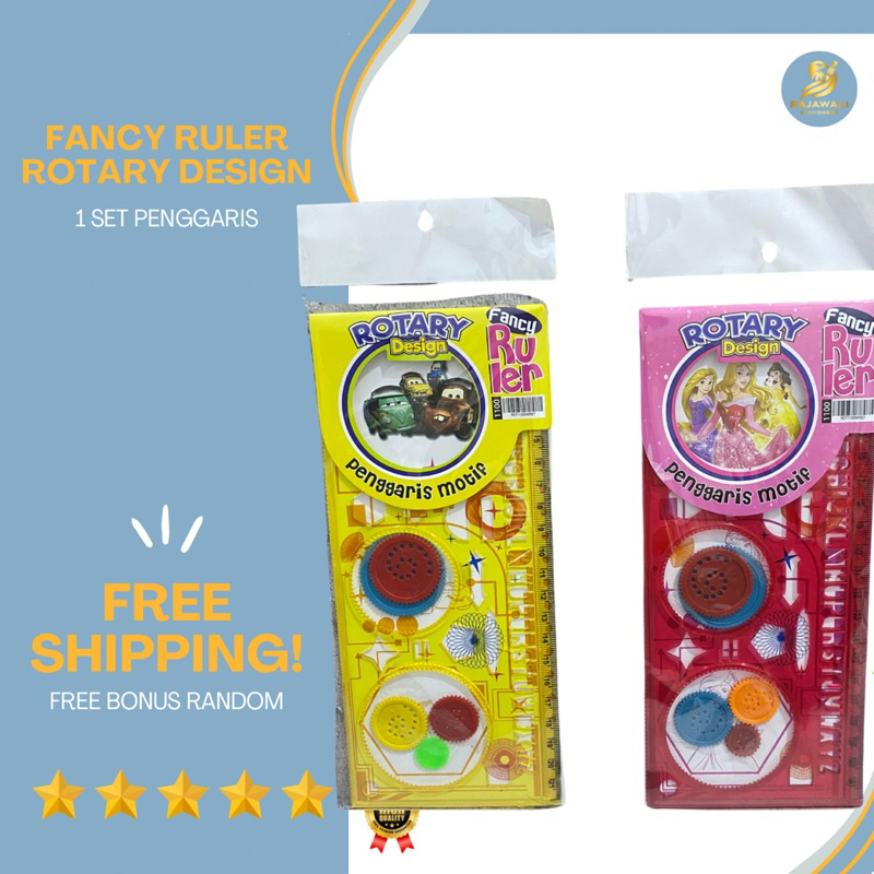 

Fancy Rules Rotary Design / Penggaris Satu Set Harga Terjangkau + Free Bonus Random!!