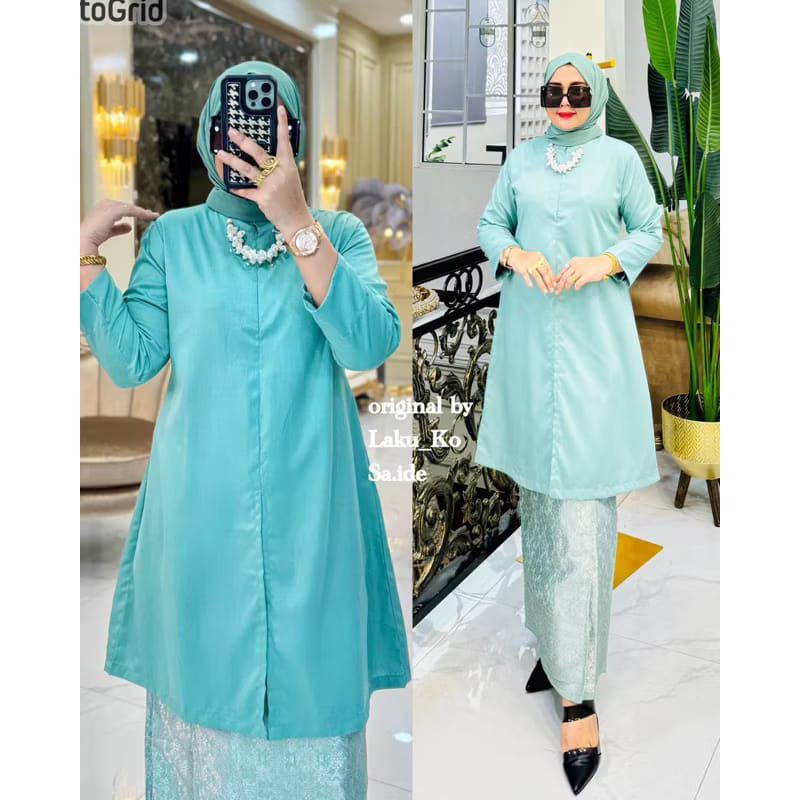 LONG TUNIK MUSLIMAH - TUNIK TOYOBO // ATASAN TOYOBO - KEBAYA BUSUI - KEBAYA KURUNG BASIBA // KEBAYA 