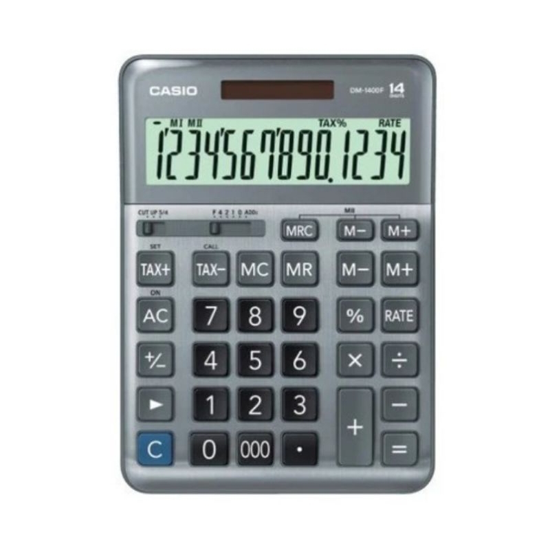 

CASIO DM-1400F ~Kalkulator Casio 14 Digit / Calculator Casio Original
