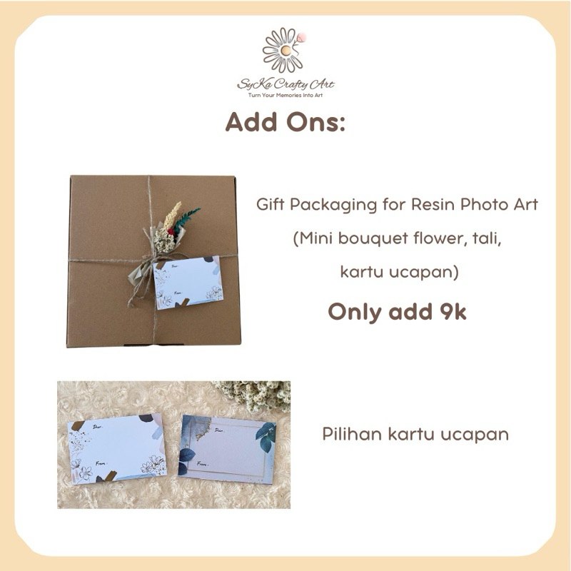 

(Tambahan) Gift Packaging for Resin Photo Art