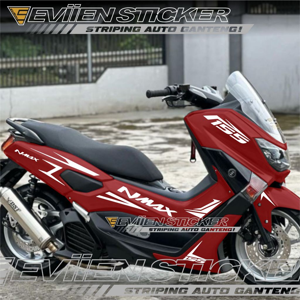 STRIPING MOTOR NMAX OLD CBS/ABS CUTTING STICKER VARIASI NMAX X-06 BAHAN MAXDECAL TAHUN 2015-2019