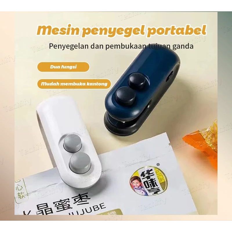 [ COD ] snack sealer mini hand sealer portabel,alat pres bungkus makanan