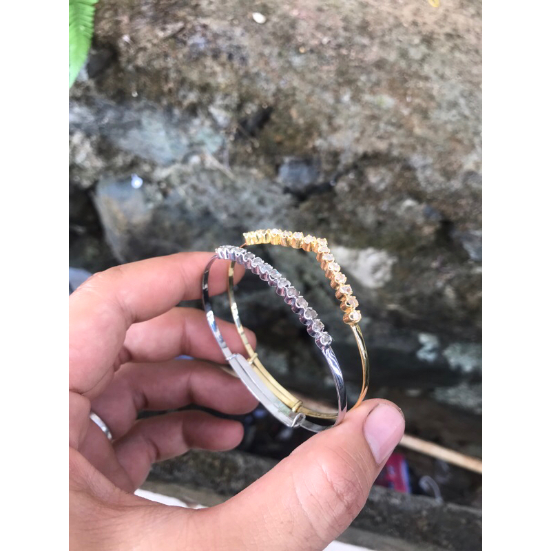 gelang perak berlian banjar