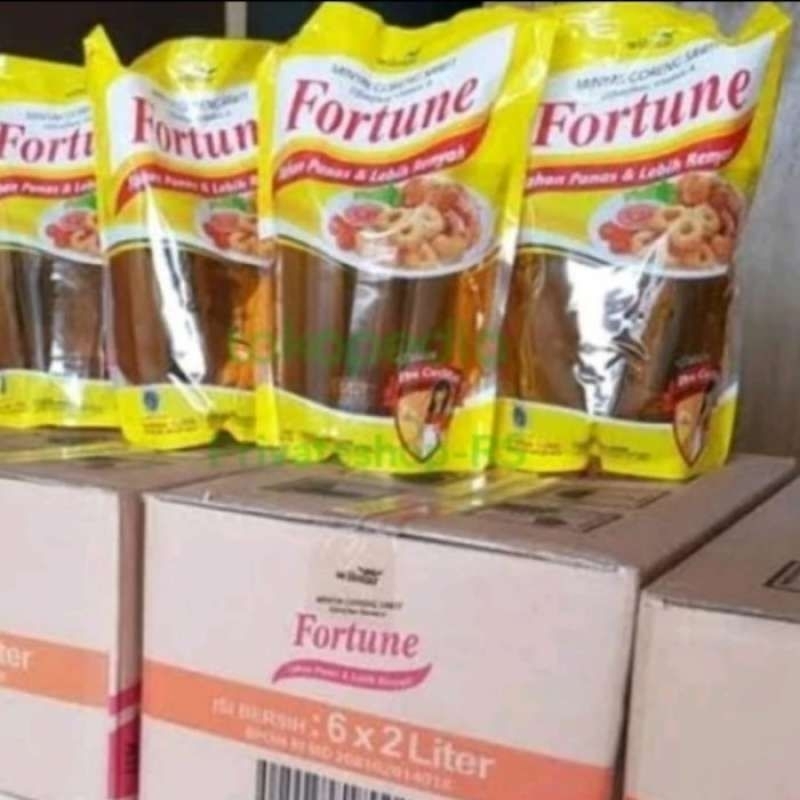 

minyak goreng FORTUNE 2 liter 1 dus 6pcs