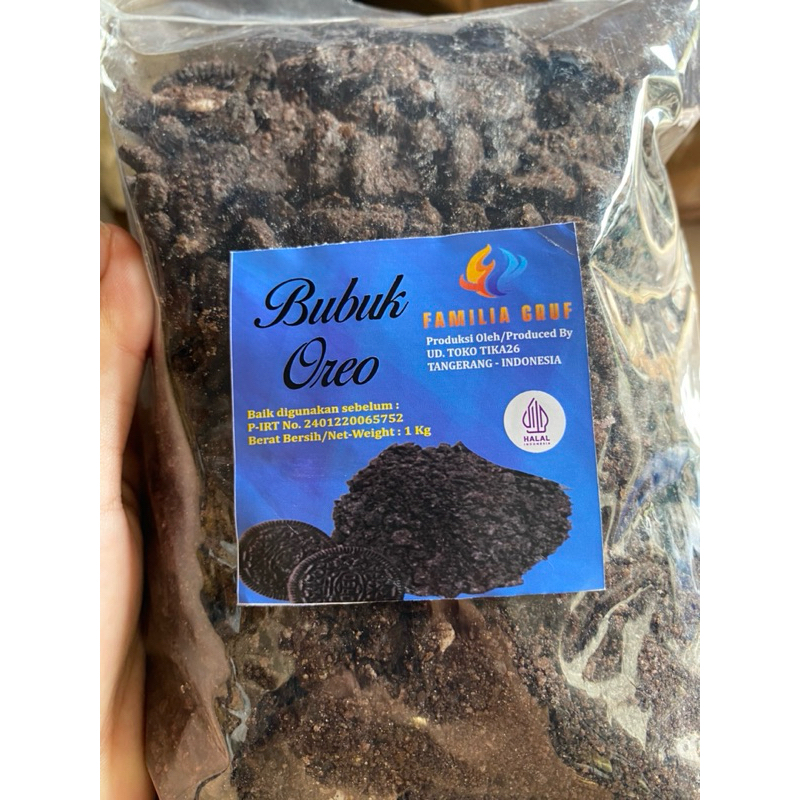 

BUBUK OREO KASAR ISI 1KG MURAH, BUBUK KILOAN