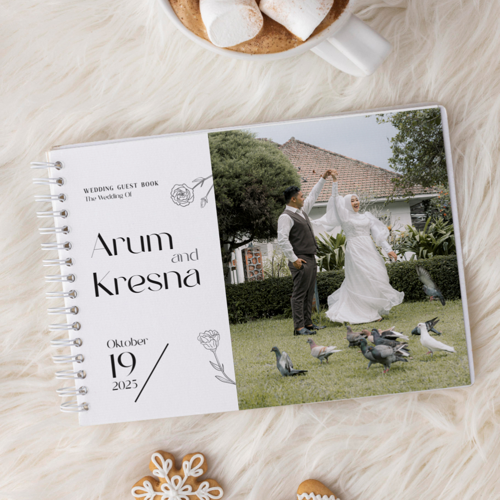 

ISI 500 / BUKU TAMU HARDCOVER CUSTOM FOTO
