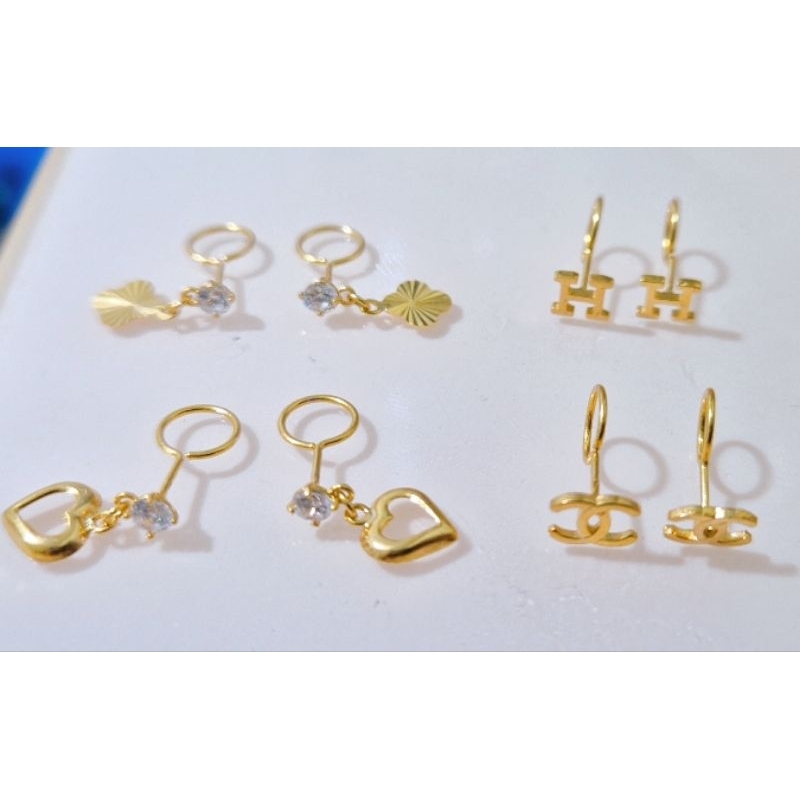 Anting toge motif Dewasa emas kadar 375/8k
