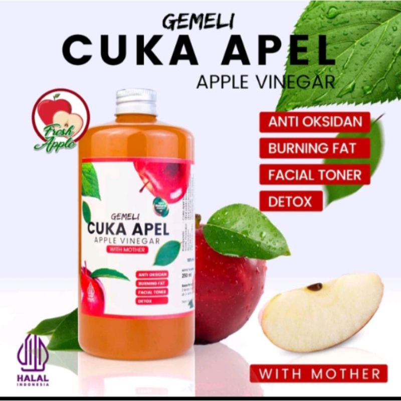 

(sup) cuka apel 1 liter asli original