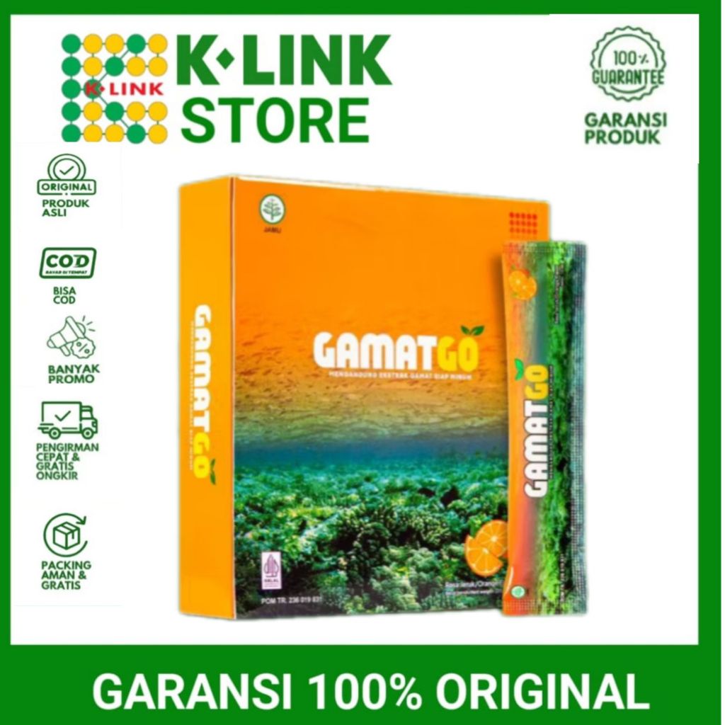 Gamat Go Gamat K Link Original Pengganti Ekstrak Gamat Emulsion KLink