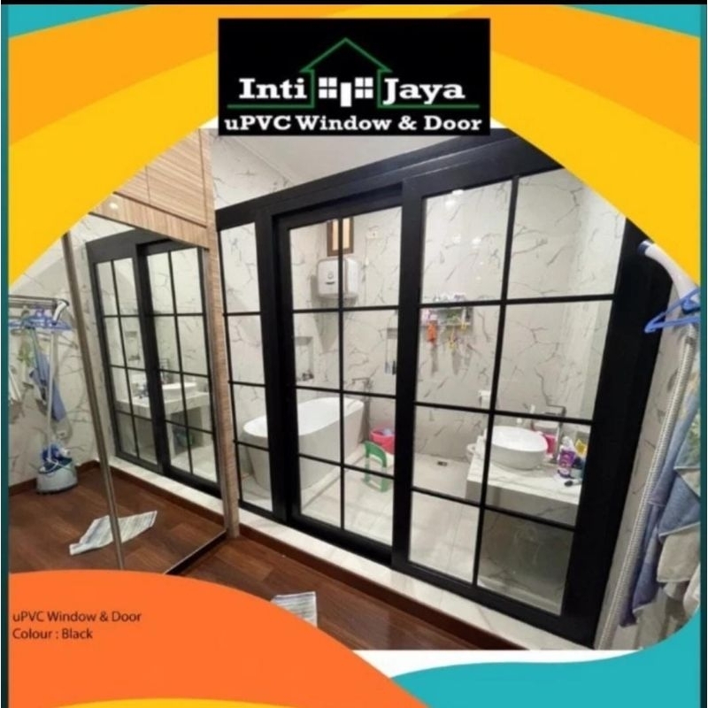 Pintu & Shower Box Upvc Hitam