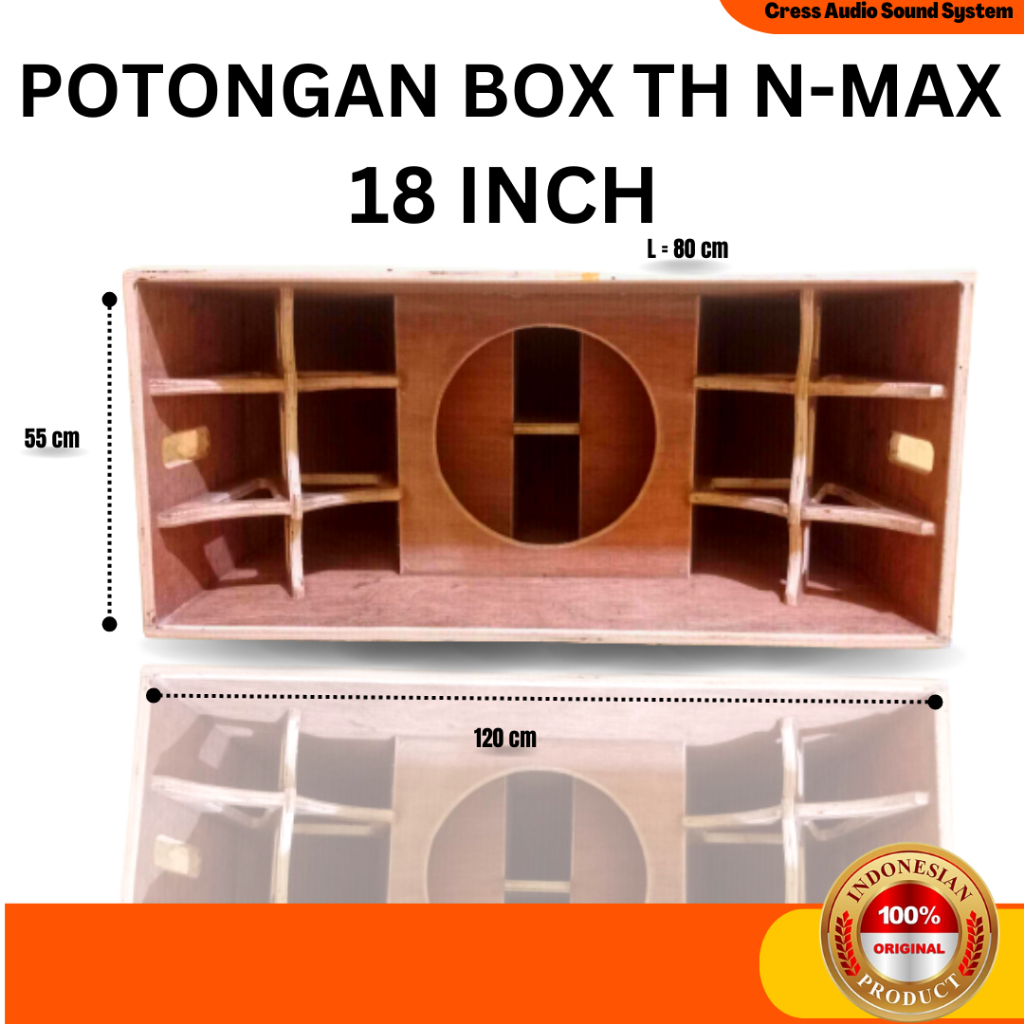 Potongan Box Speaker 18  Inch Th Nmax Bahan Triplek 18 Mm