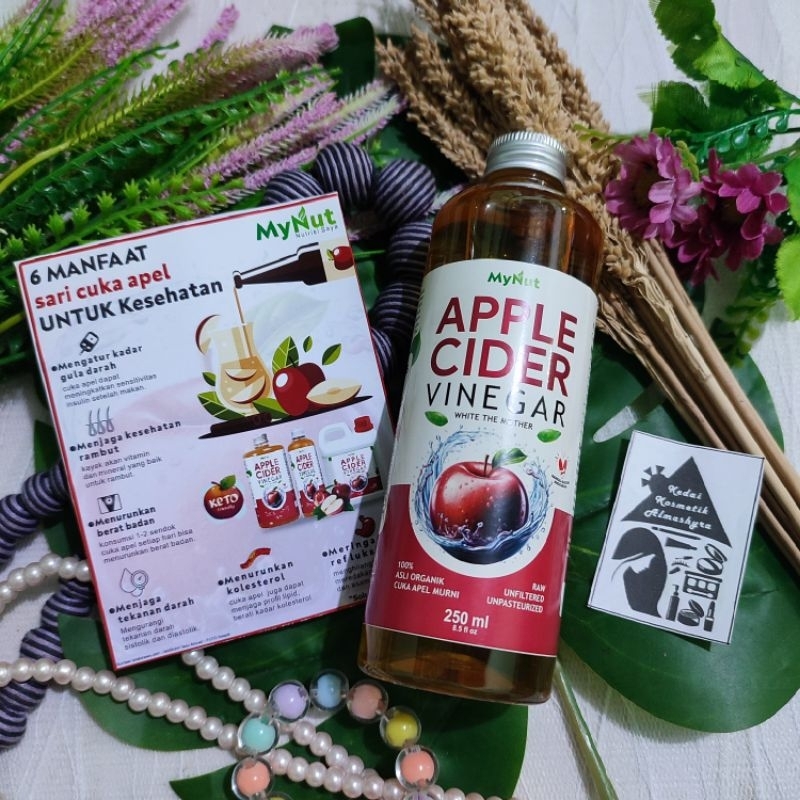 

My Nut Apple Cider Vinegar, Cuka Apel With Mother 250ml