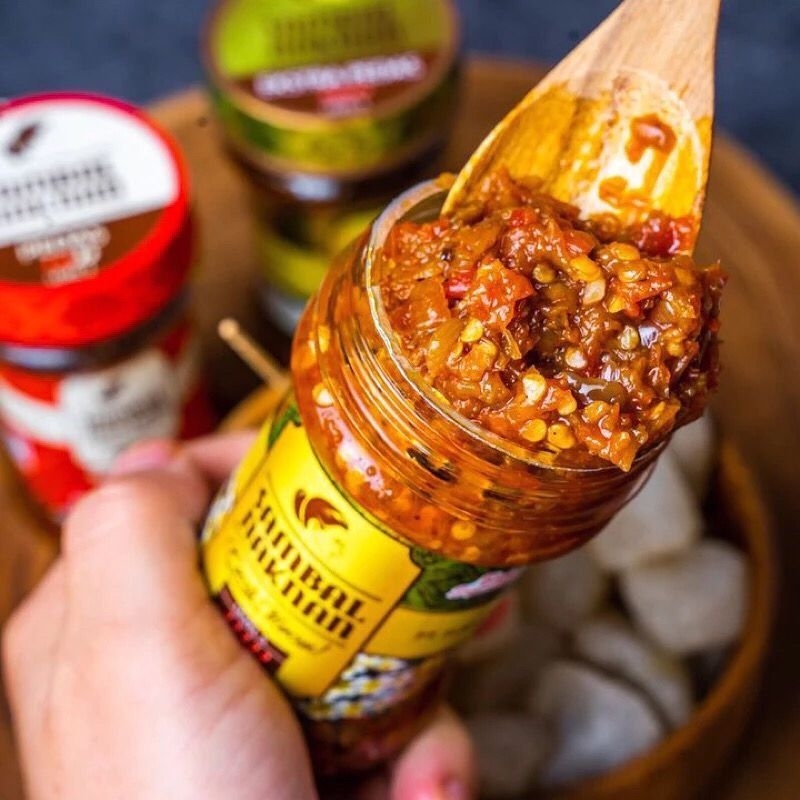 

Sambal Bawang Naknan Level 5 Kemasan Botol 140 gram harga promo