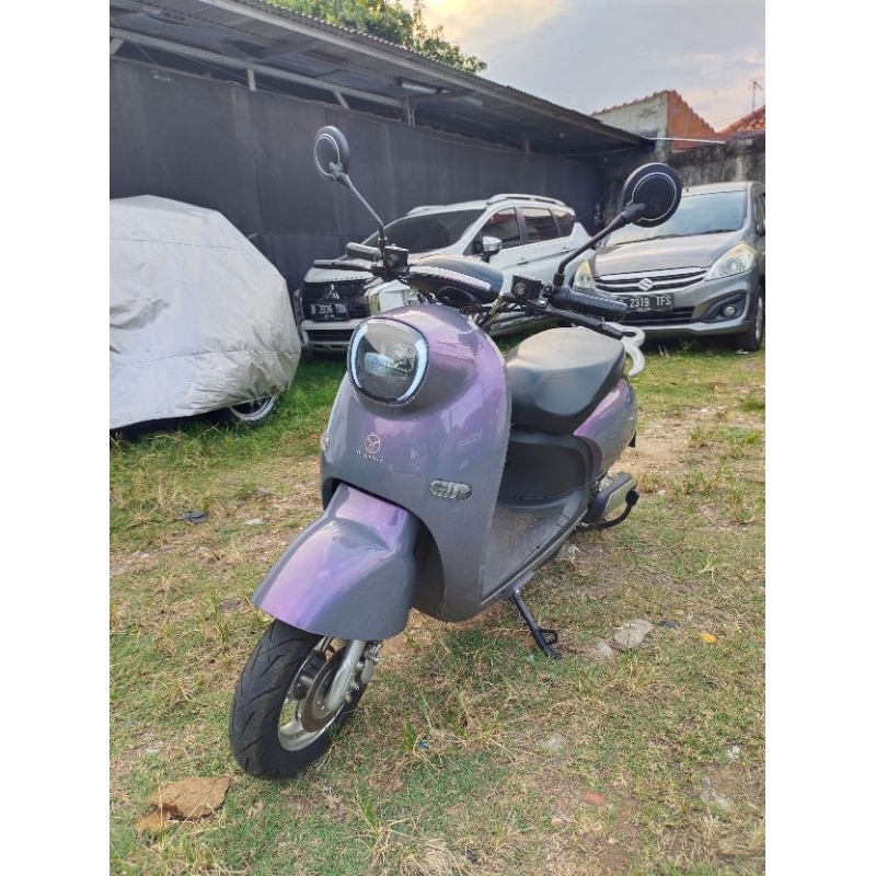 Motor Listrik Uwinfly GT Grey Lembayung Violet / Molis Uwinfly Golden Turtle warna Abu-abu