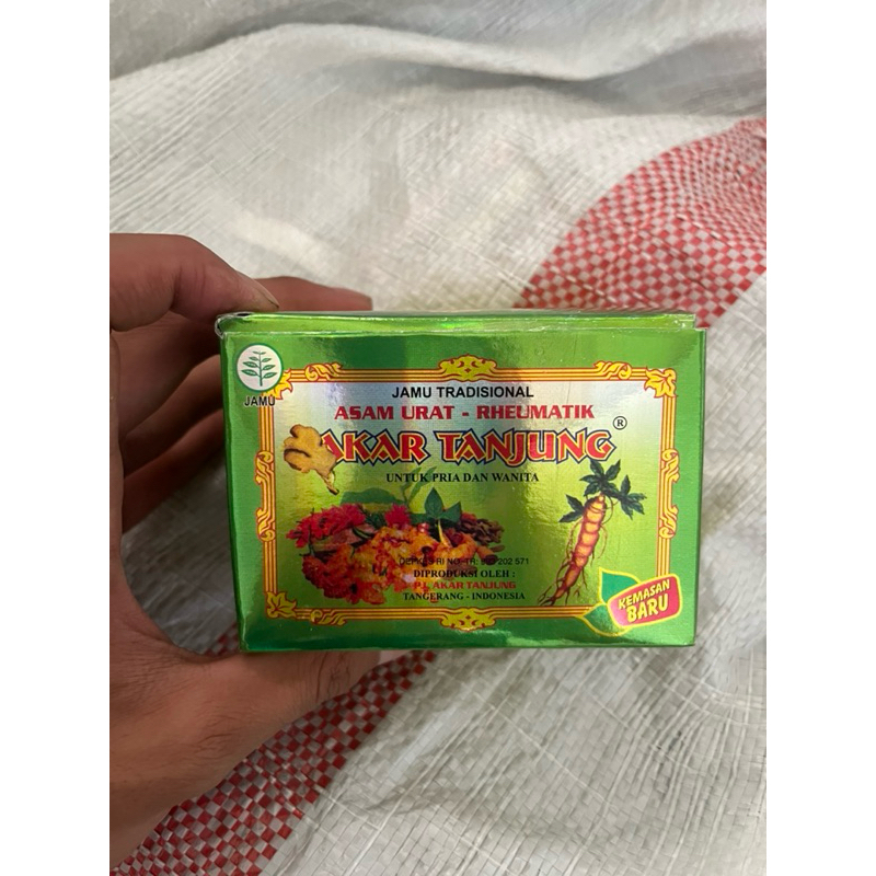 akar tanjung hijau serbuk isi 20 sachet