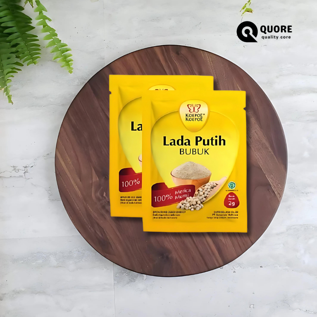 

QUORE - LADA PUTIH BUBUK - sachet (2gr) - (RENCENG)