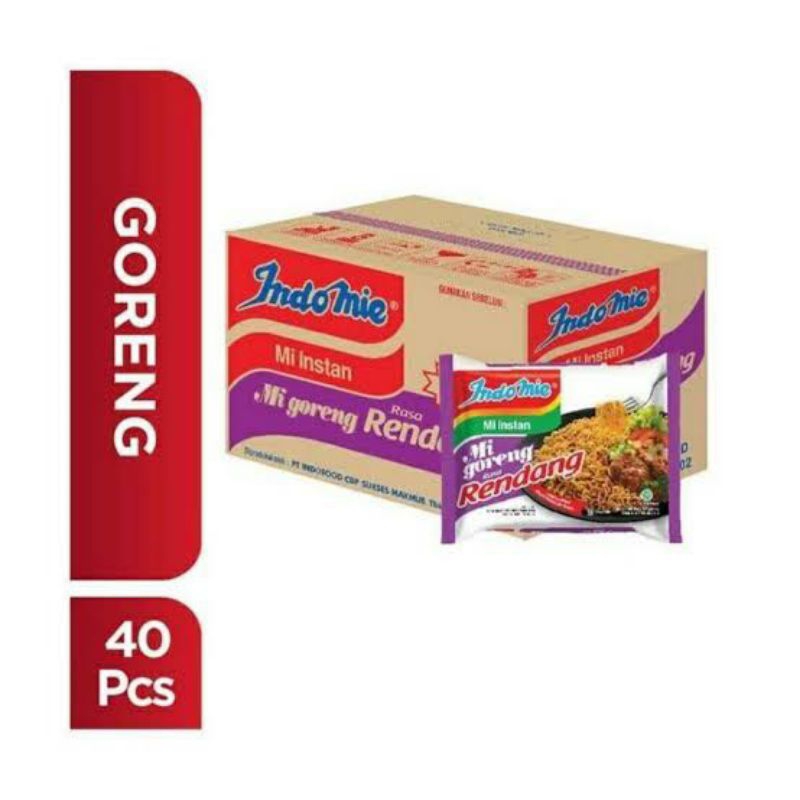 

Indomie Goreng Rendang 1 dus isi 40 pcs