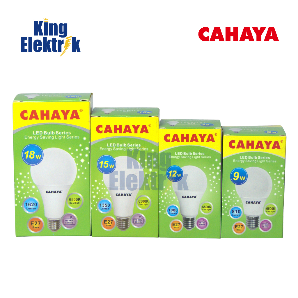 Lampu LED CAHAYA Bulb Sinar Putih SNI