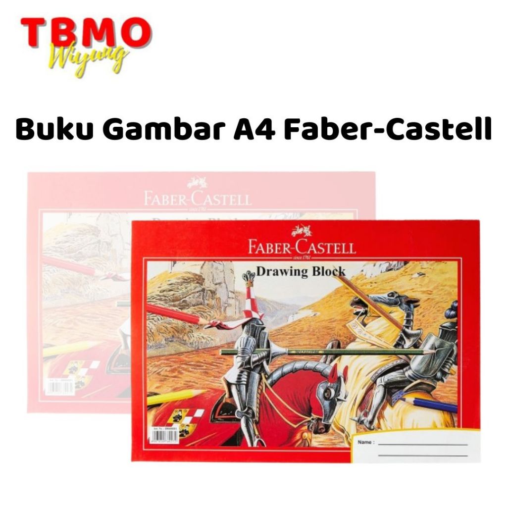 

Tbmo Drawing Book A4 Faber-Castell / Buku Gambar