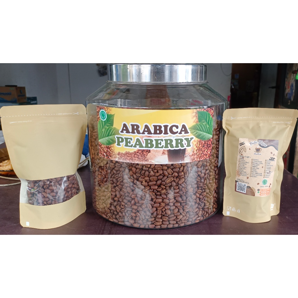 

Arabica Peaberry 1kilogram
