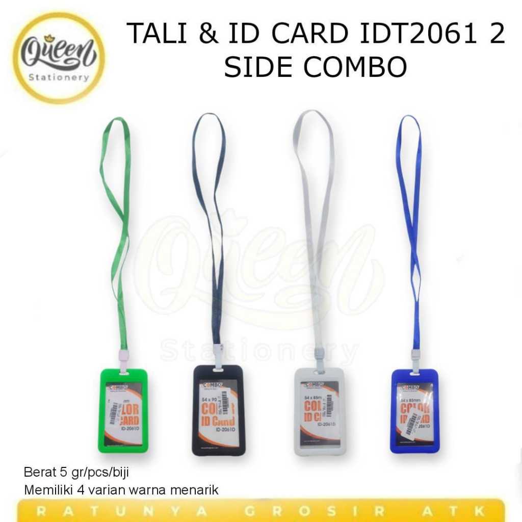 

1 PCS TALI & ID CARD IDT2061 2 SIDE COMBO / GANTUNGAN TALI ID CARD COMBO