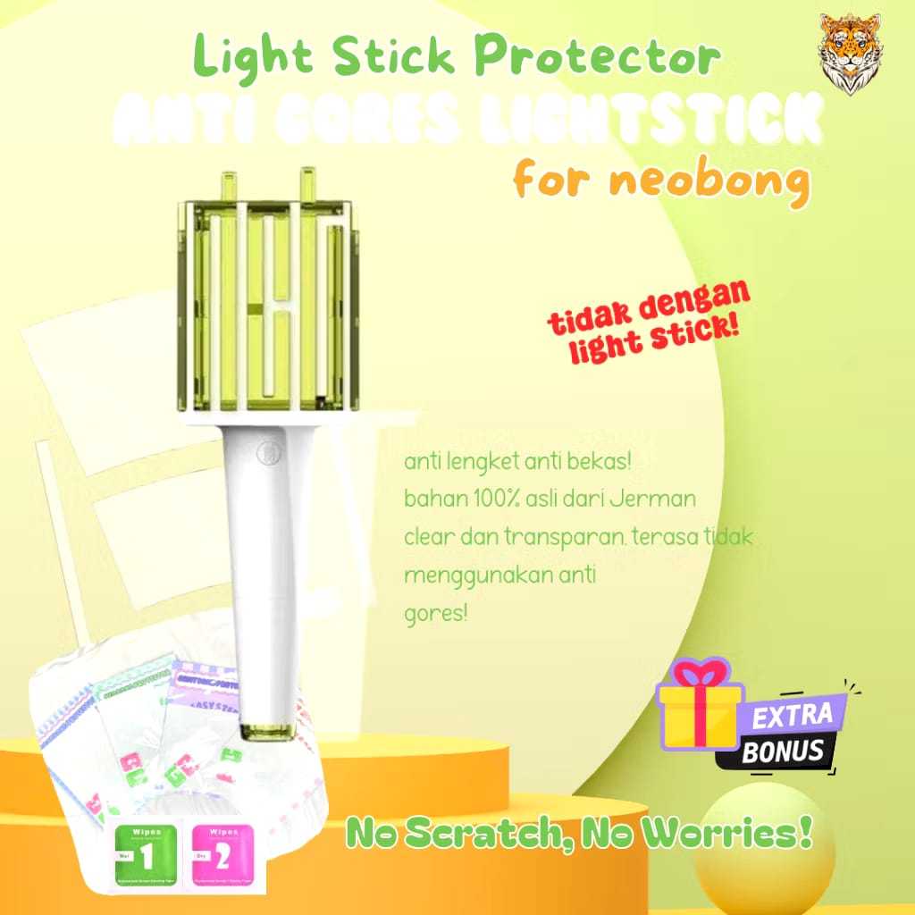 

NEOBONG NCT Anti Scratch / Light Stick Protector | Anti Gores for Lightstick (Hanya Anti Gores bukan Lightstick)